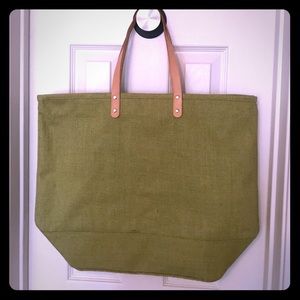 Large Olive Green Tote